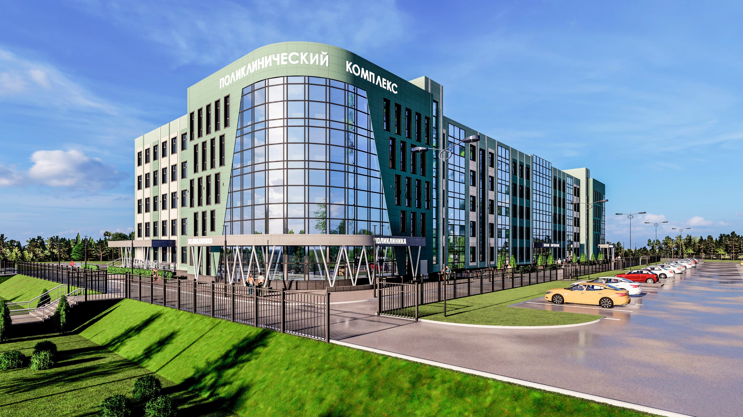 Поликлинический комплекс на 730 посещений, г. Муравленко