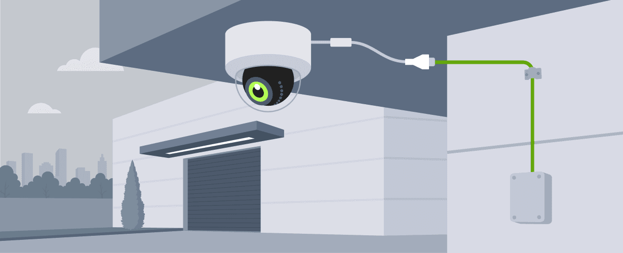 Иллюстрация 2. Alt: IP-камера с PoE 802.3af. 