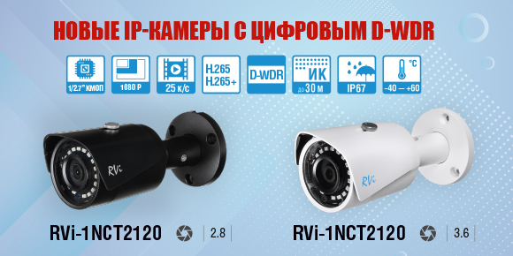 Новая 2 Мп IP-камера с цифровым WDR
